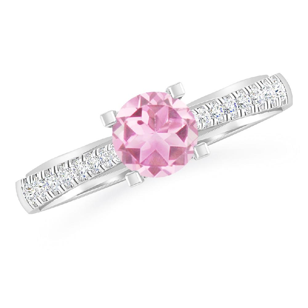 White Gold - Pink Tourmaline