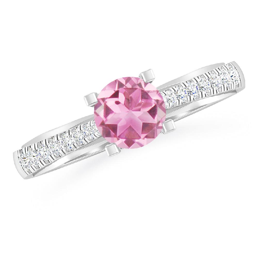 White Gold - Pink Tourmaline