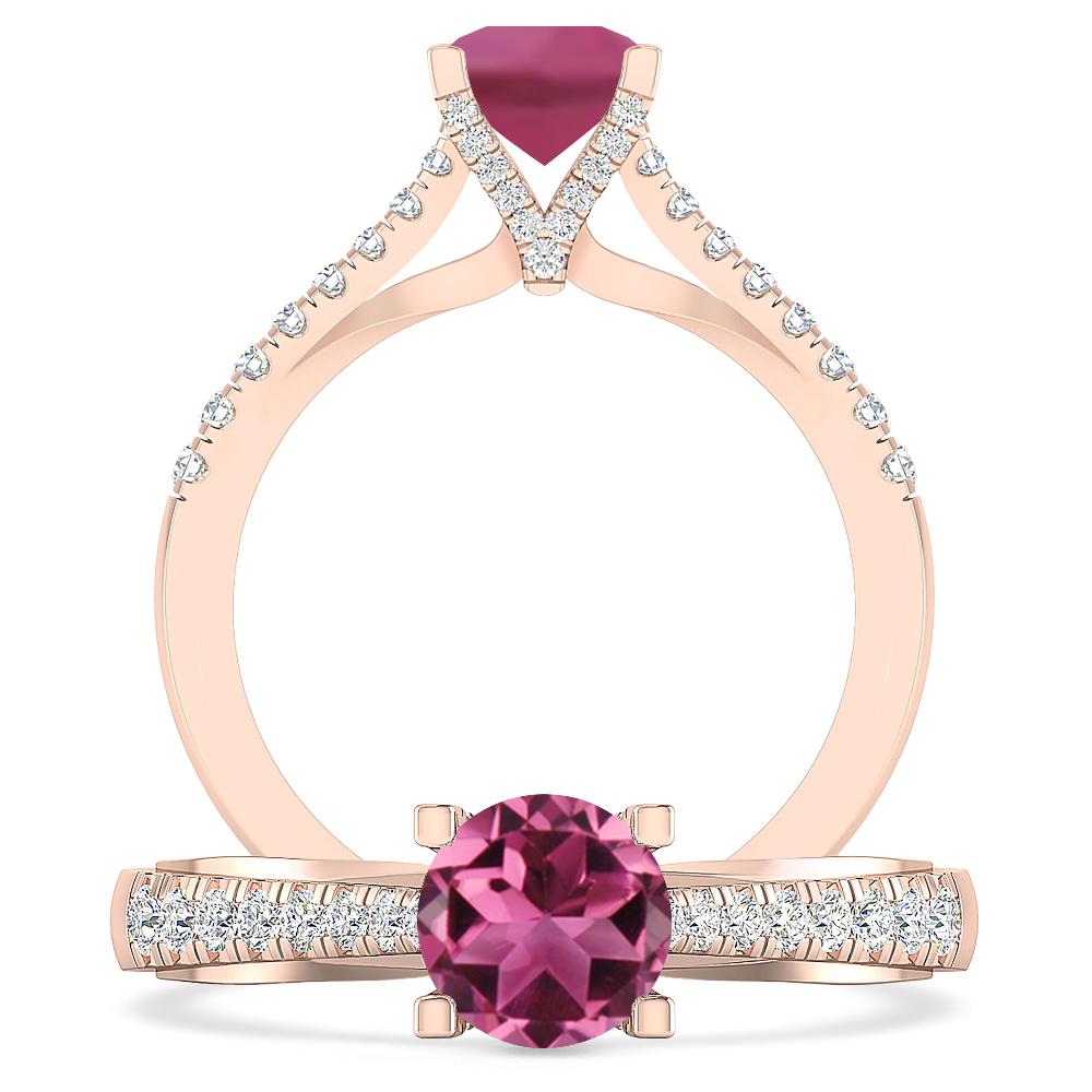 Rose Gold - Pink Tourmaline