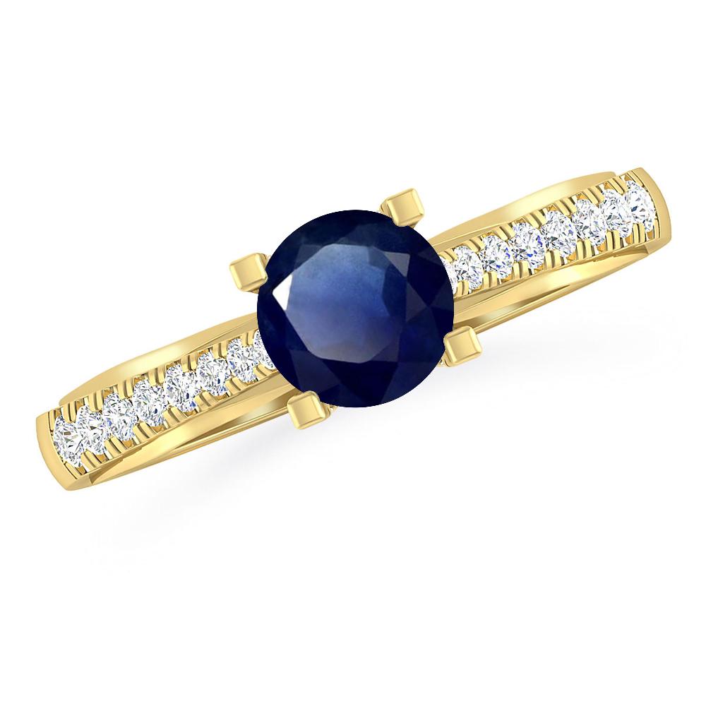 Yellow Gold - Sapphire