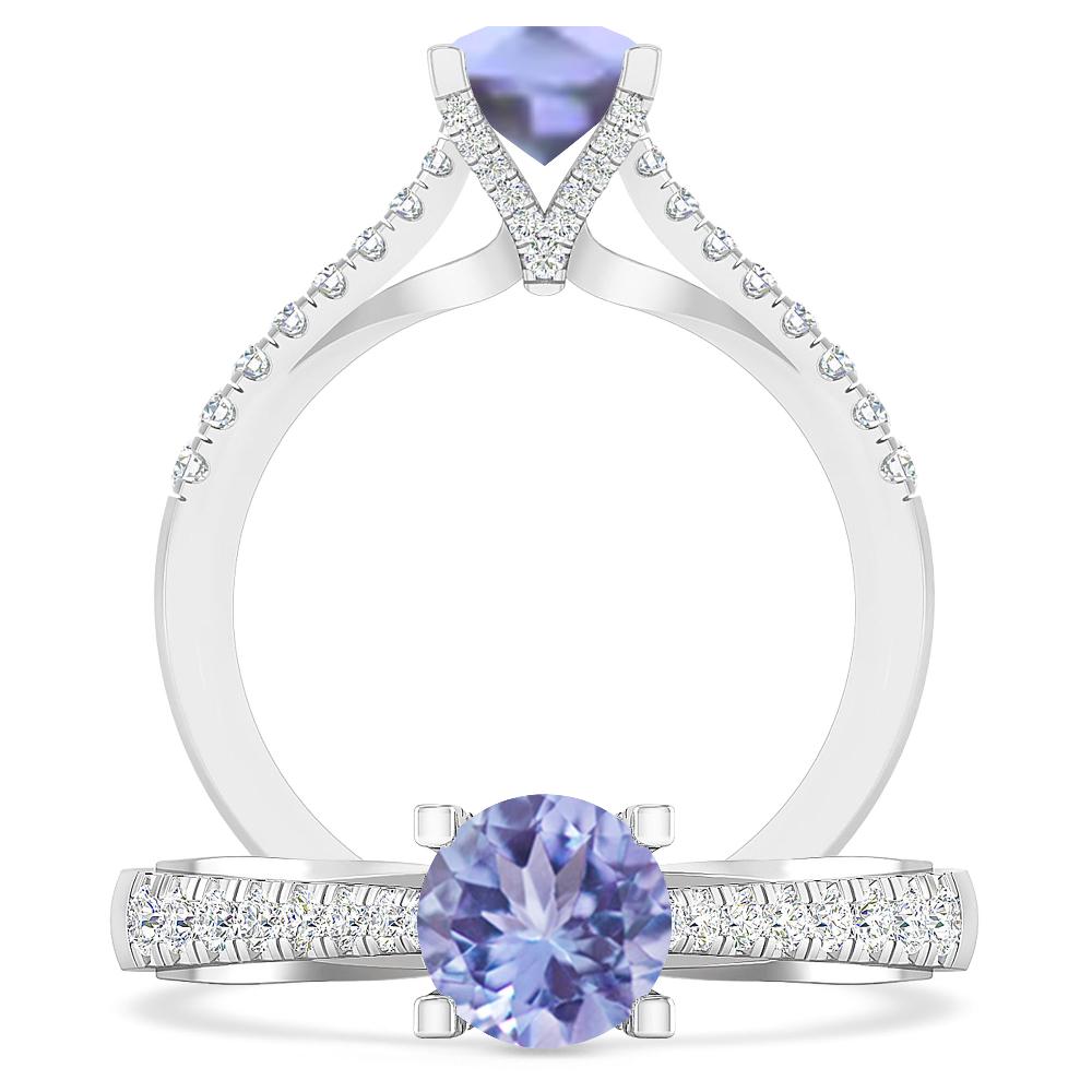 White Gold - Tanzanite