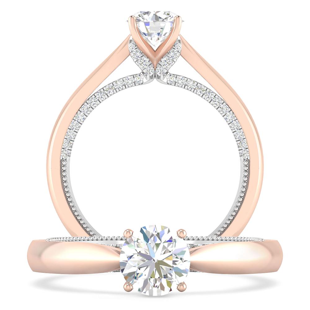 Rose Gold/White Gold - Diamond