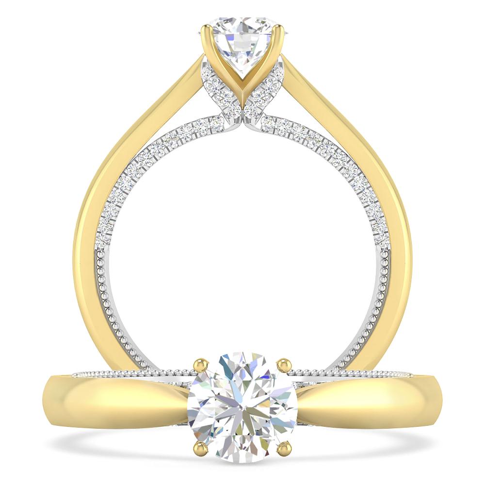 Yellow Gold/White Gold - Diamond