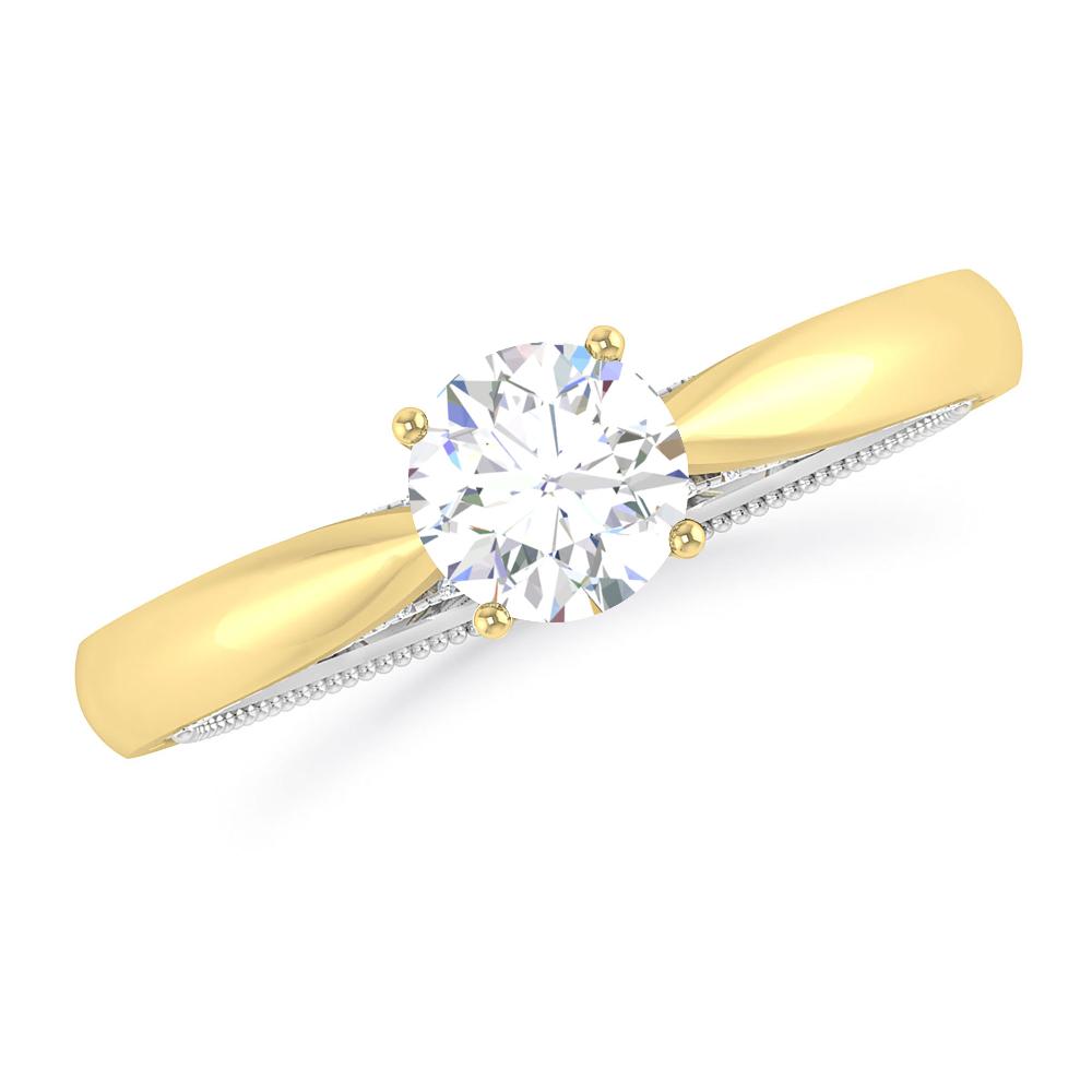 Yellow Gold/White Gold - Diamond