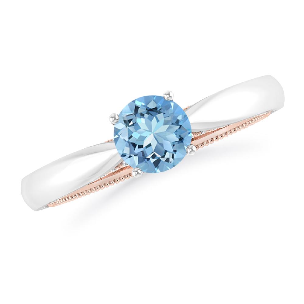 White Gold - Aquamarine