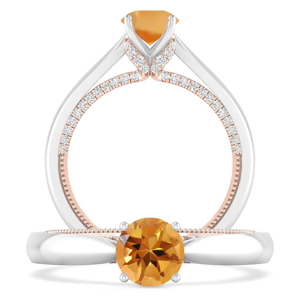 White Gold - Citrine