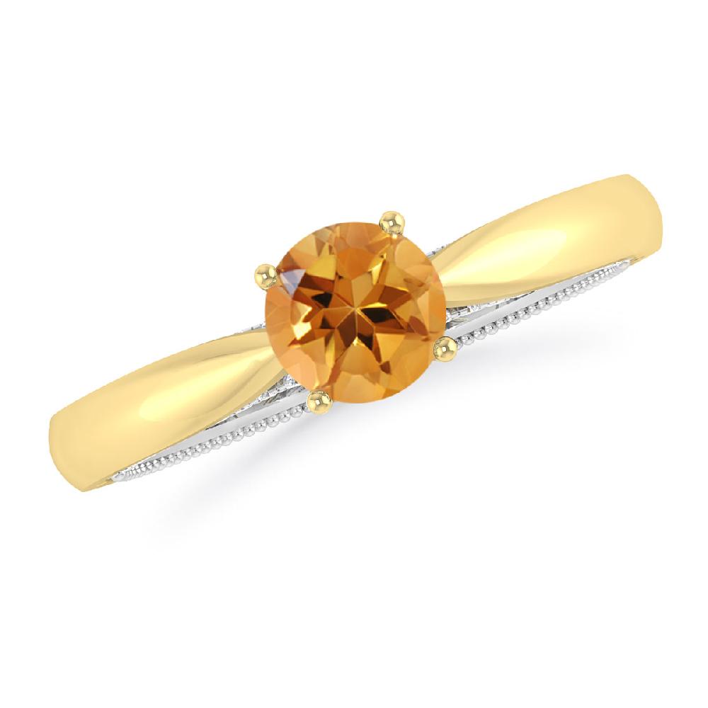 Yellow Gold - Citrine