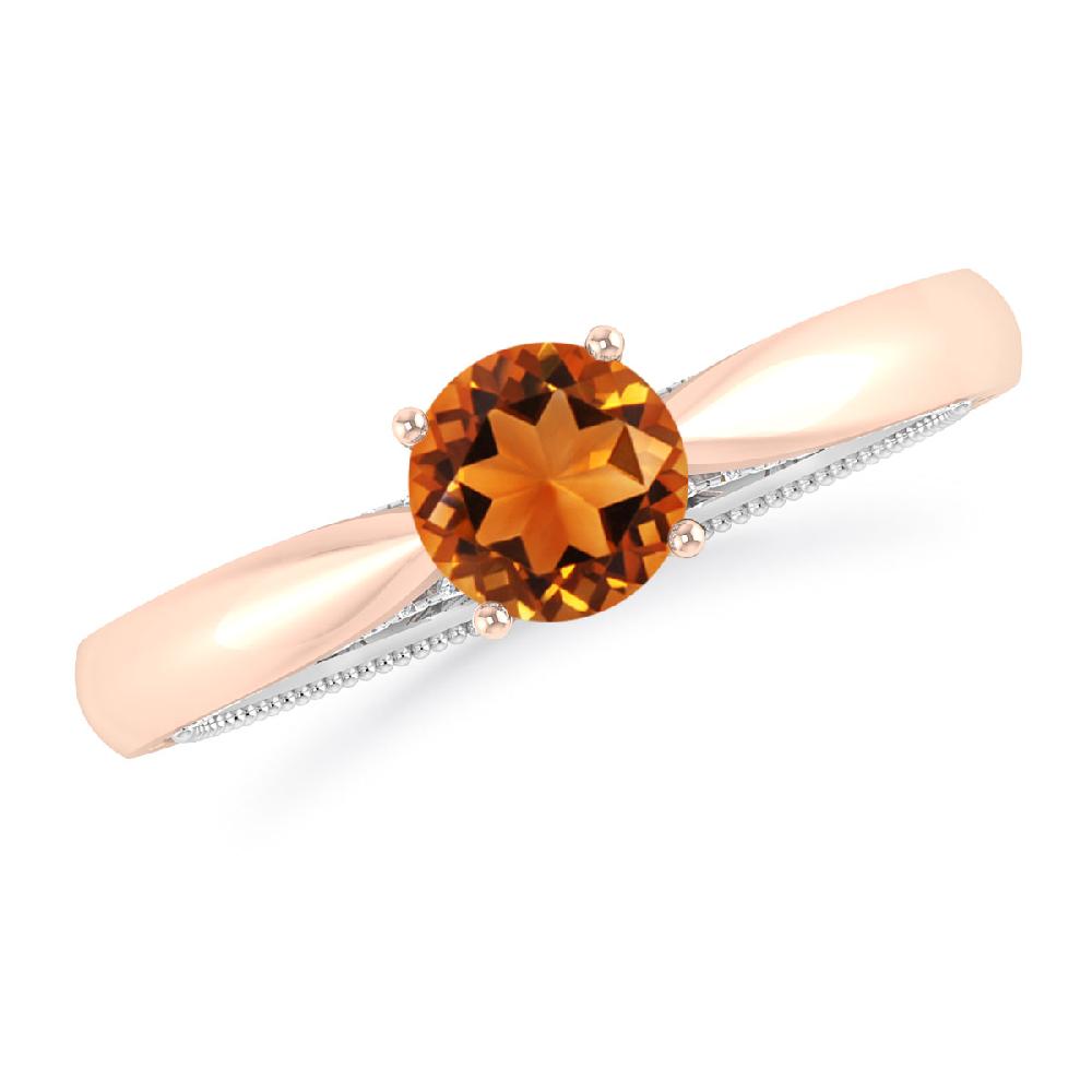 Rose Gold - Citrine