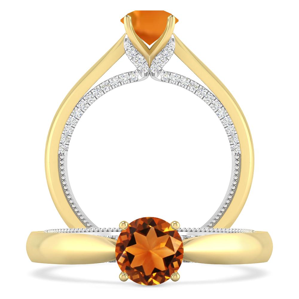 Yellow Gold - Citrine