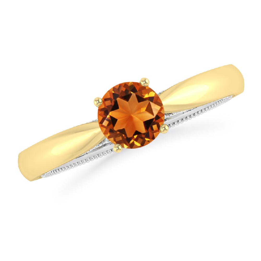 Yellow Gold - Citrine