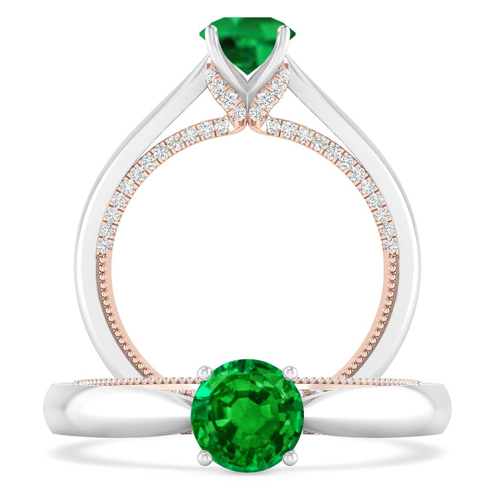 White Gold - Emerald