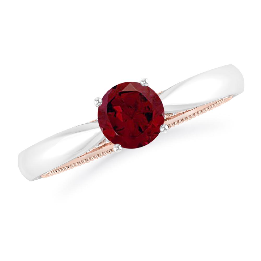 White Gold - Garnet