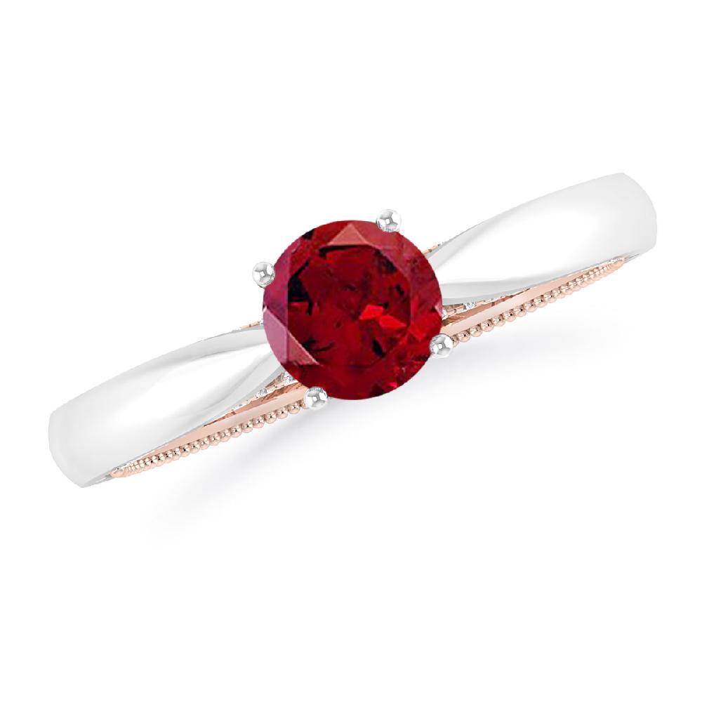 White Gold - Garnet