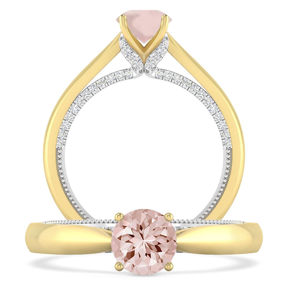 Yellow Gold - Morganite