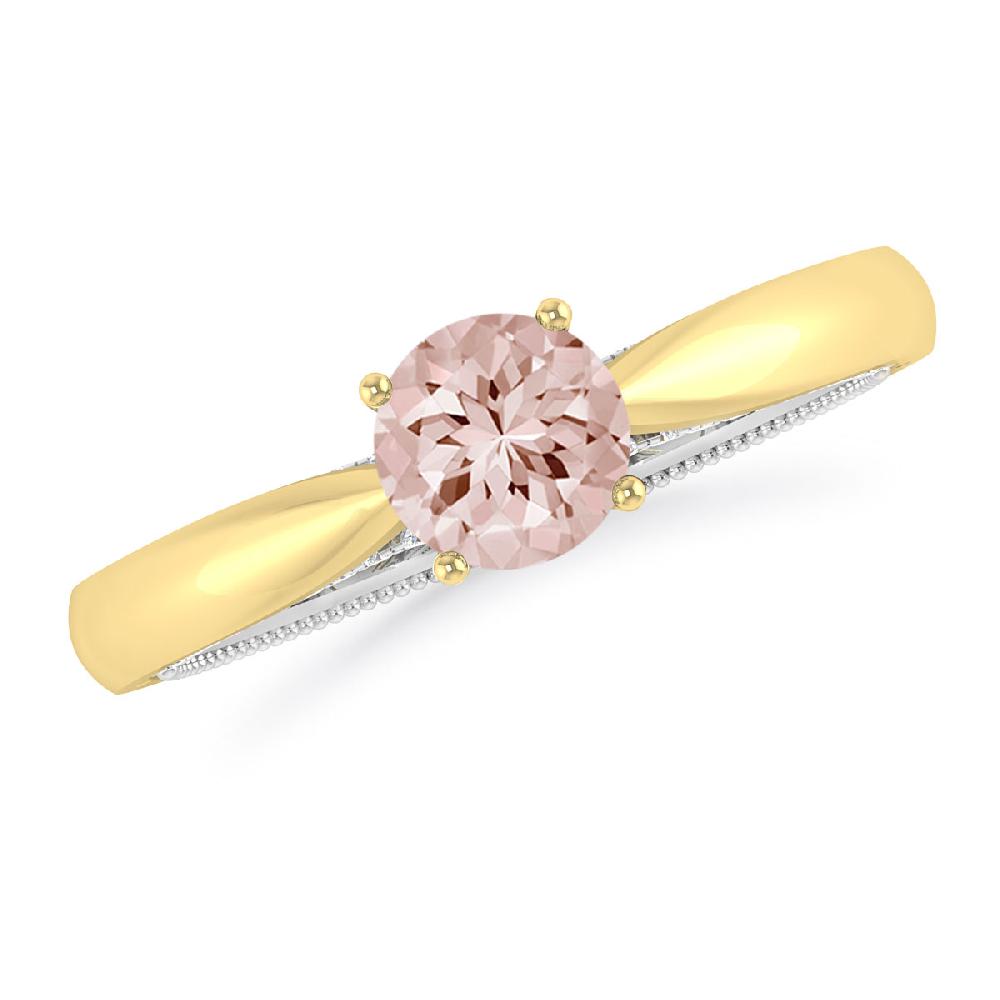 Yellow Gold - Morganite