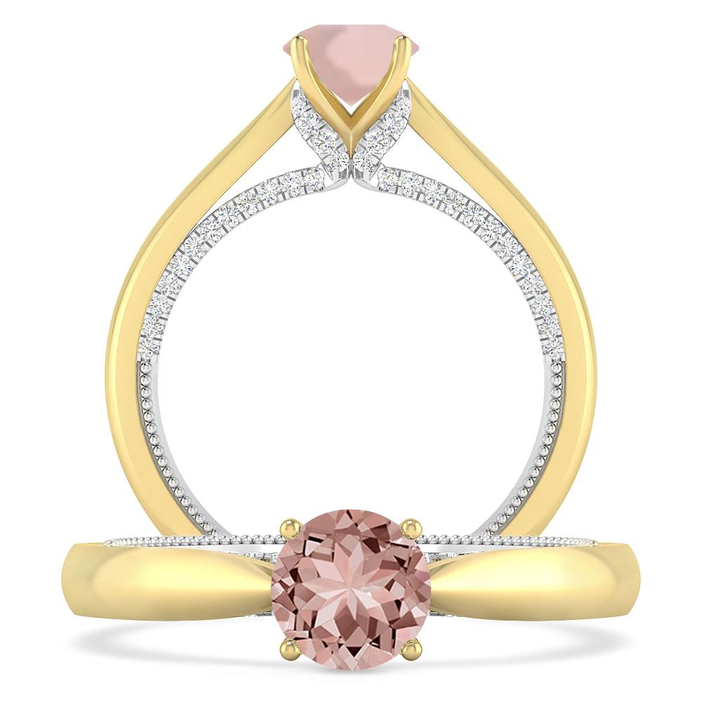 Yellow Gold - Morganite