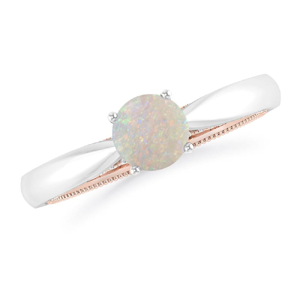 White Gold - Opal