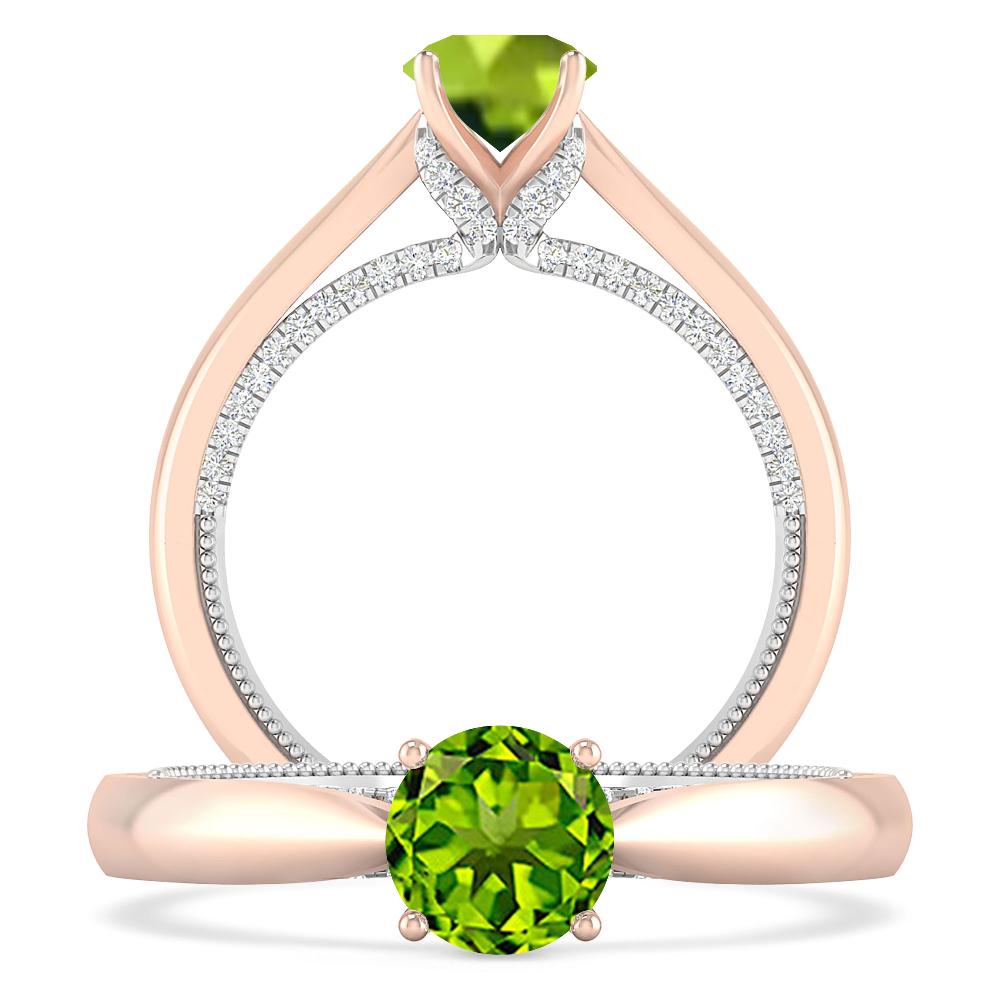 Rose Gold - Peridot