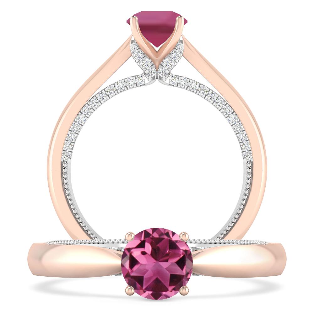 Rose Gold - Pink Tourmaline