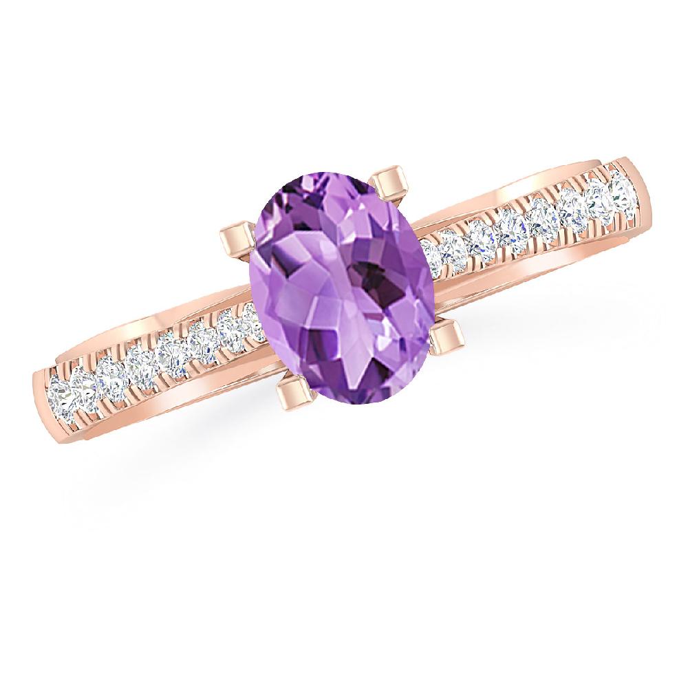 Rose Gold - Amethyst