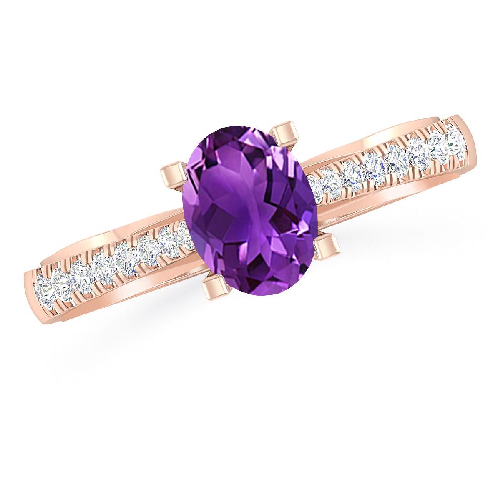 Rose Gold - Amethyst