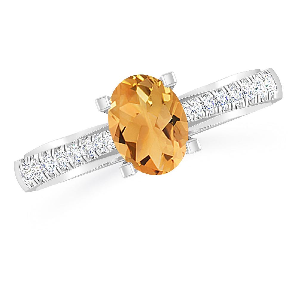 White Gold - Citrine