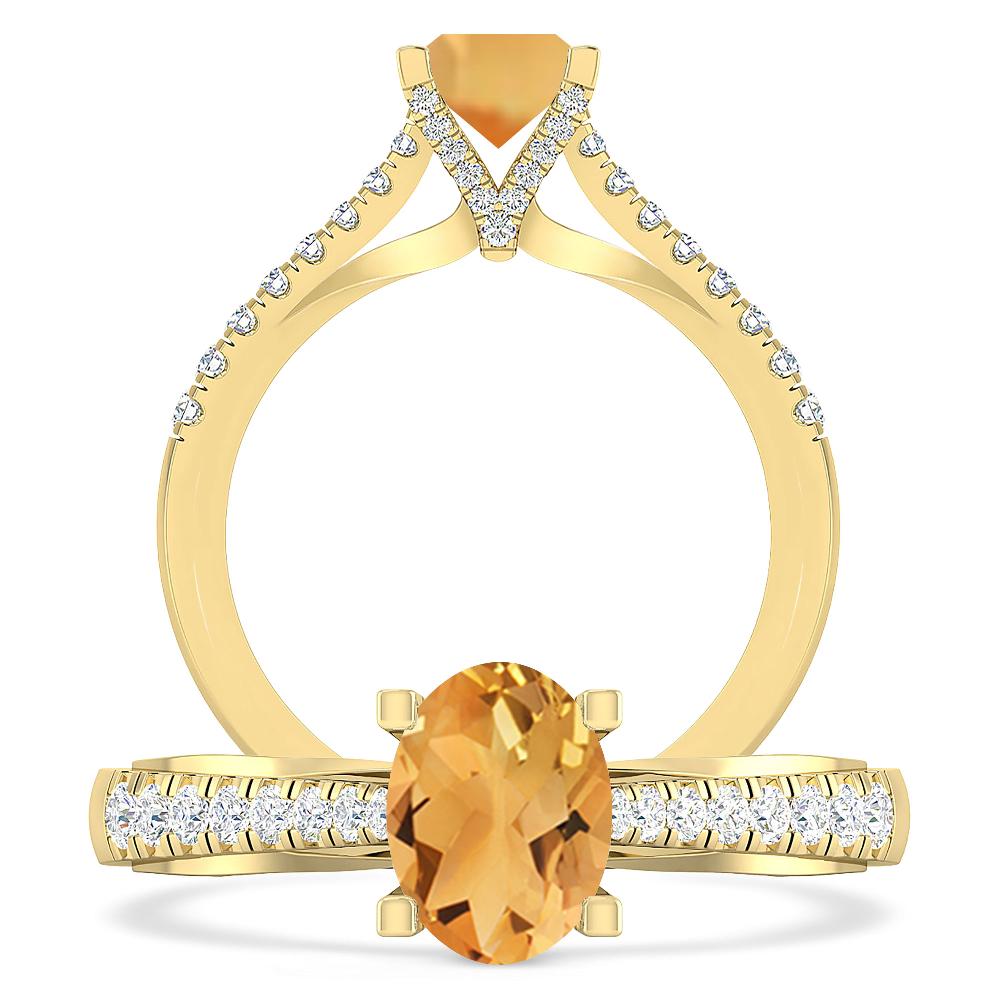 Yellow Gold - Citrine