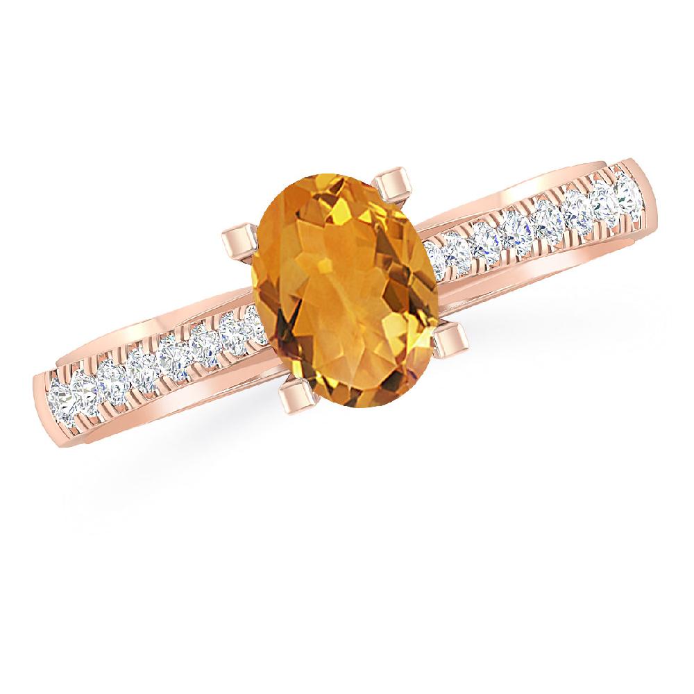 Rose Gold - Citrine