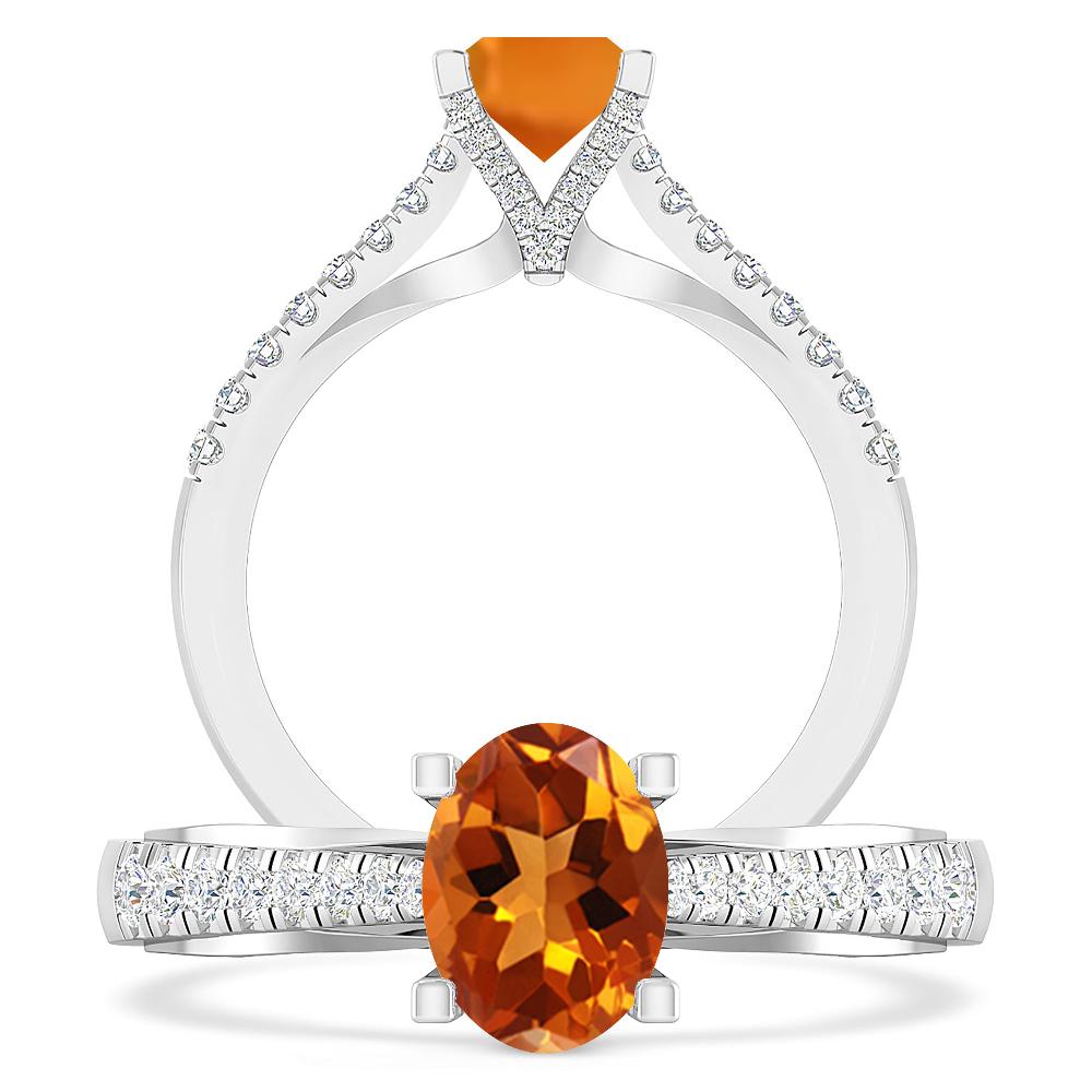 White Gold - Citrine