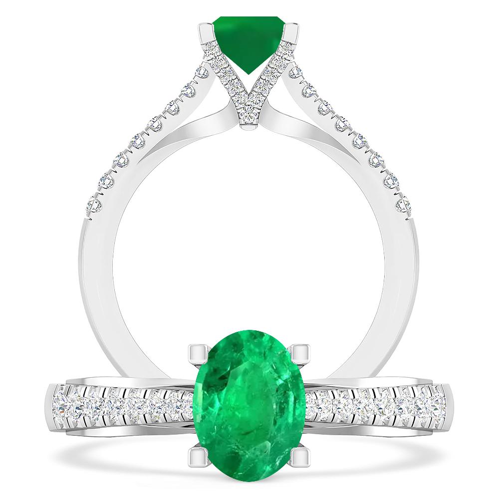 White Gold - Emerald