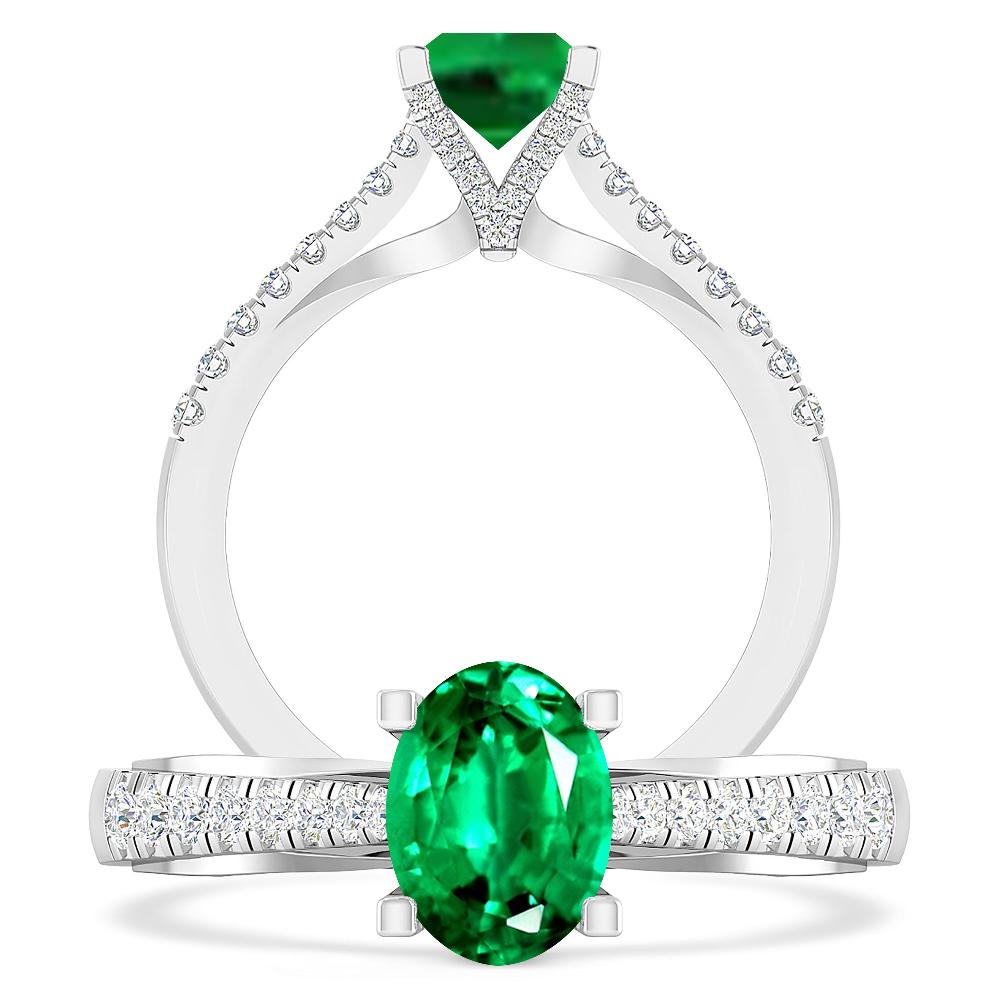 White Gold - Emerald