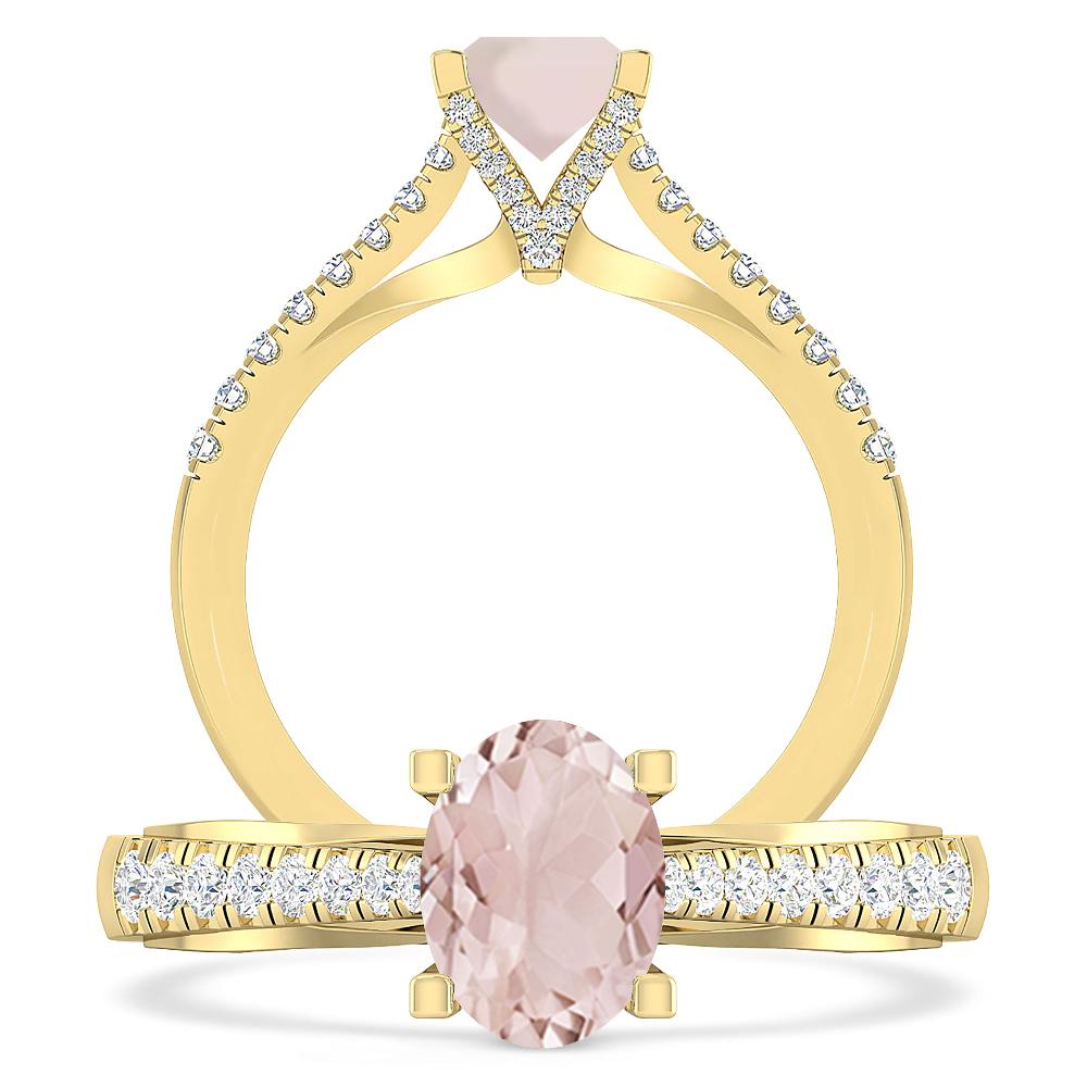 Yellow Gold - Morganite