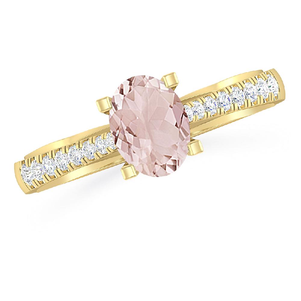 Yellow Gold - Morganite