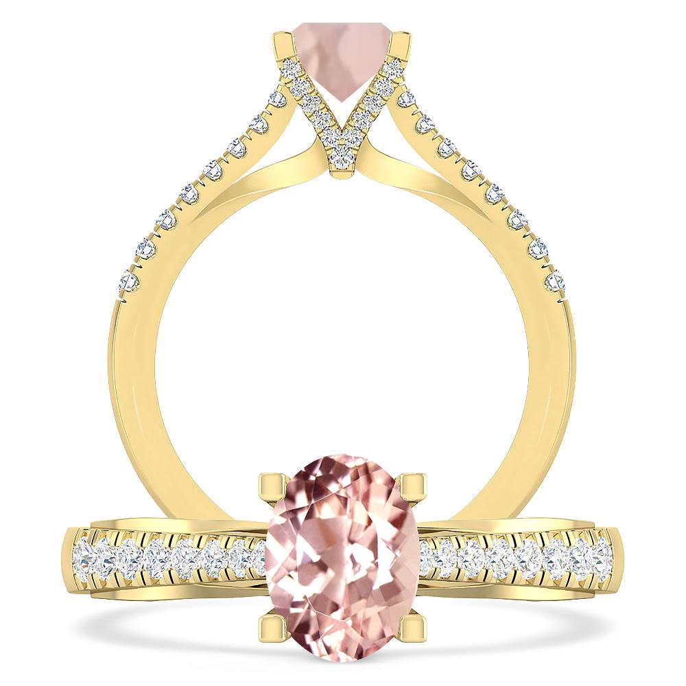 Yellow Gold - Morganite