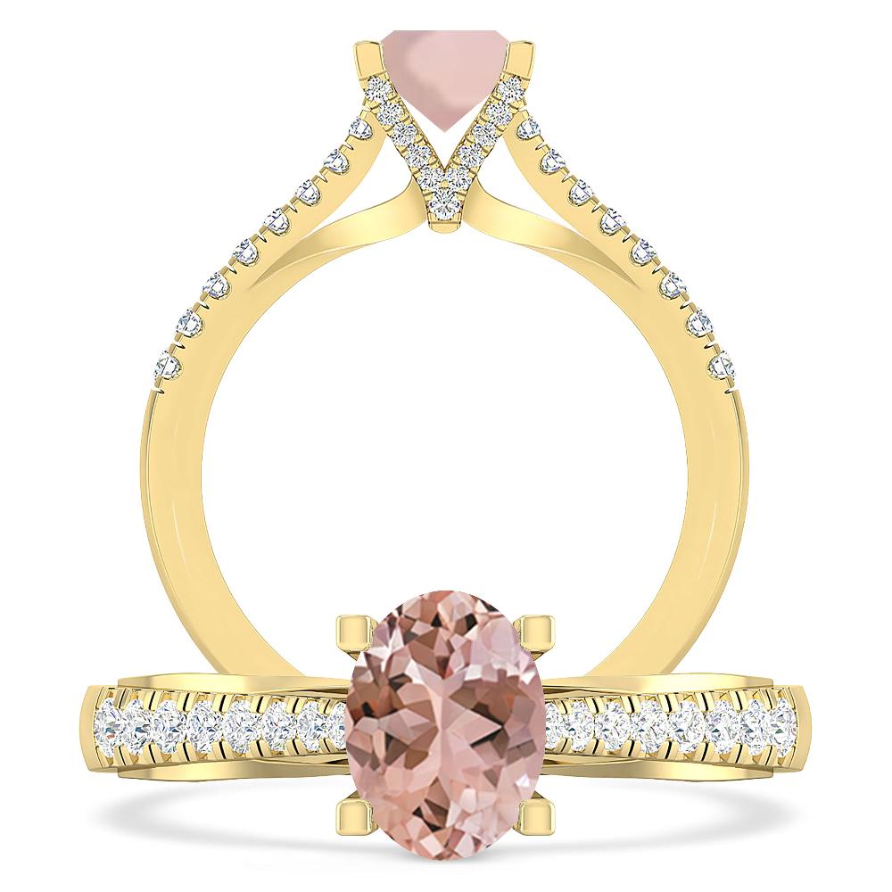 Yellow Gold - Morganite