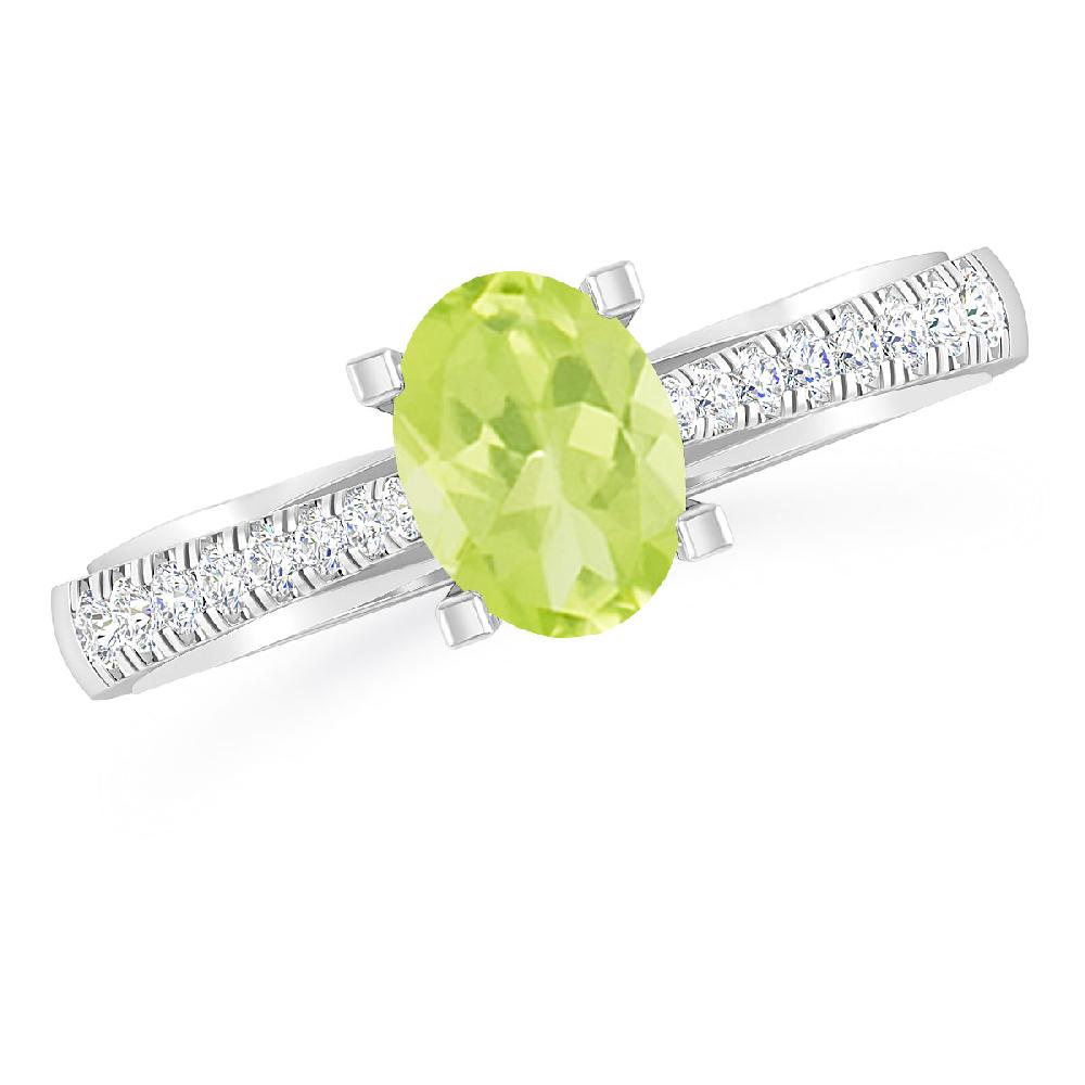 White Gold - Peridot