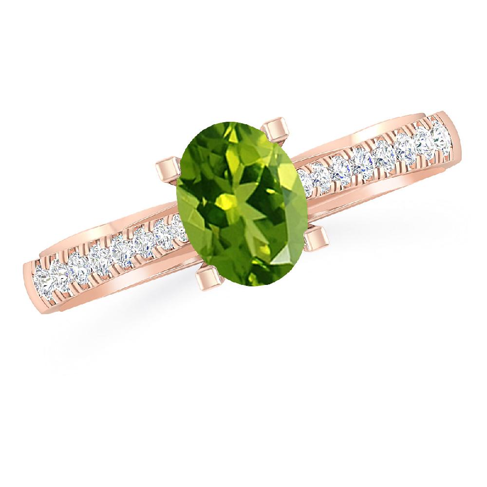 Rose Gold - Peridot