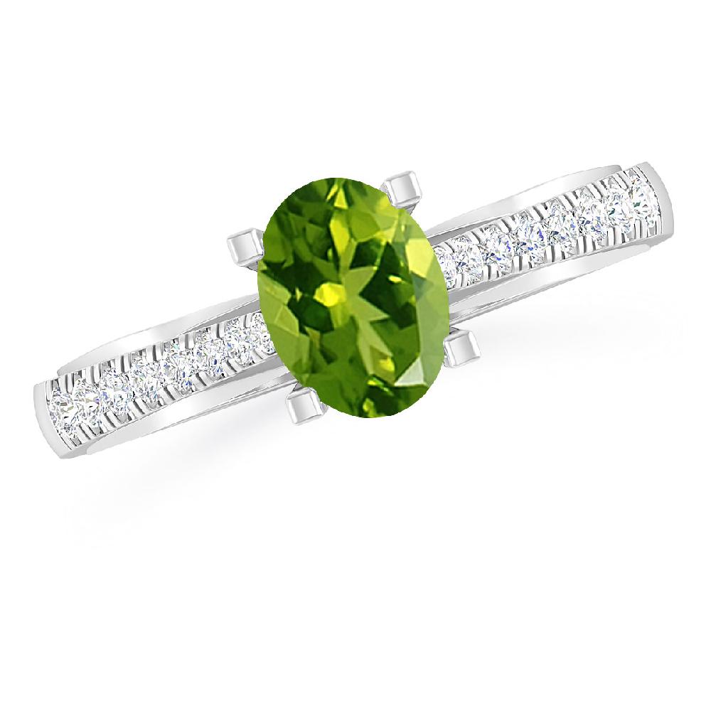 White Gold - Peridot