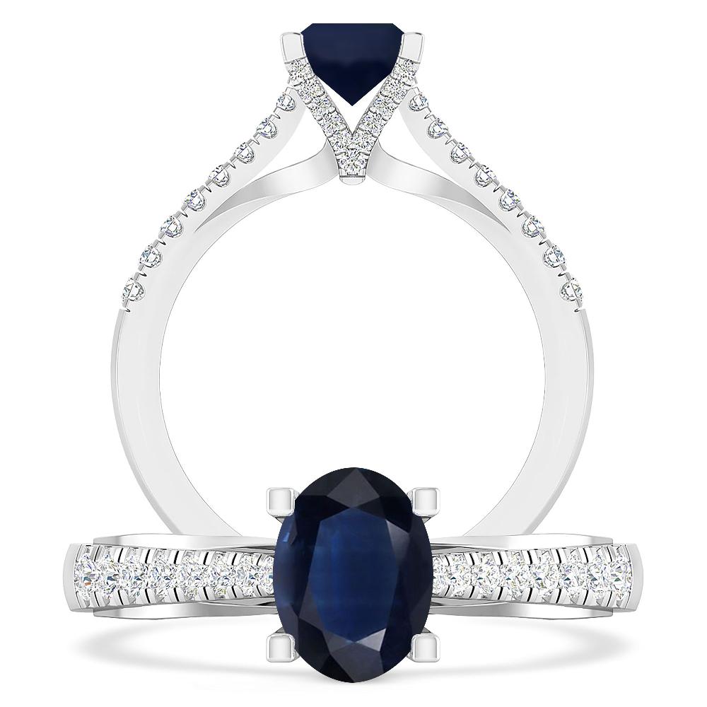 White Gold - Sapphire