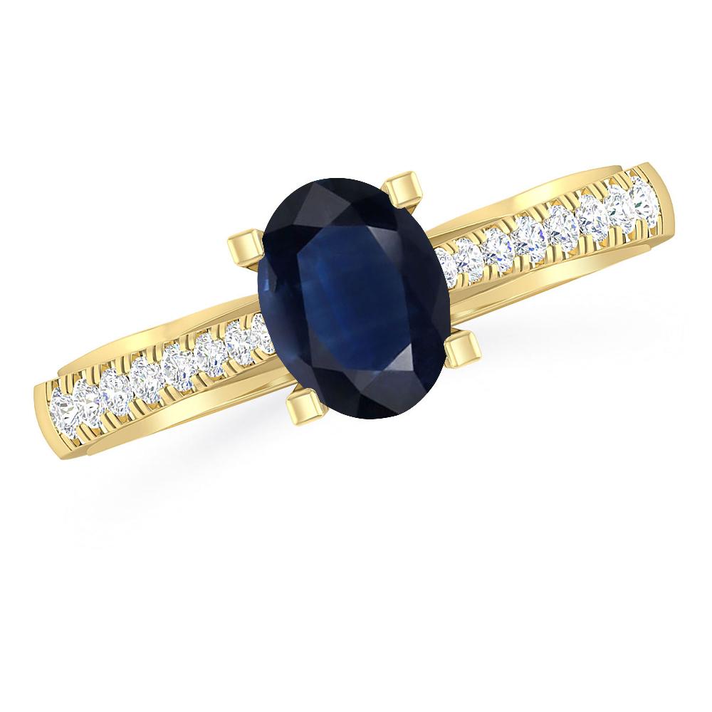 Yellow Gold - Sapphire