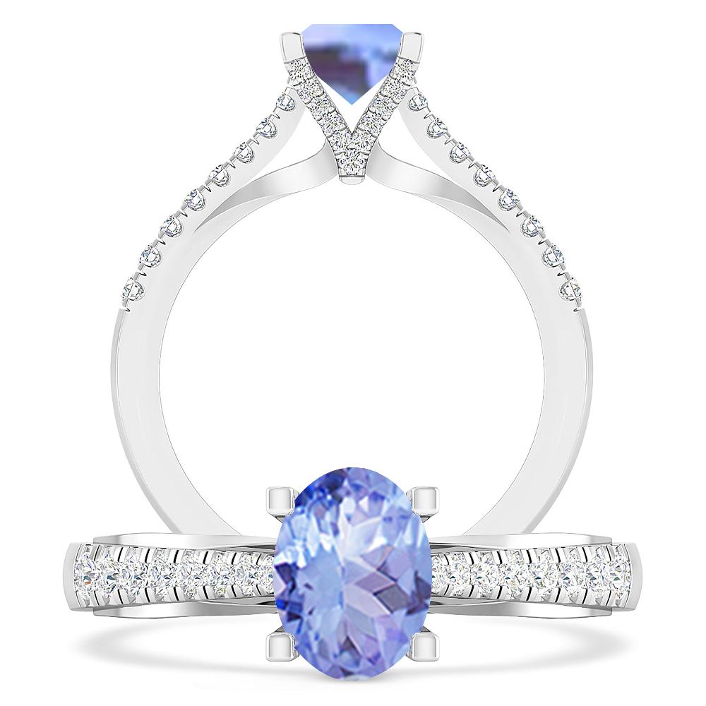 White Gold - Tanzanite