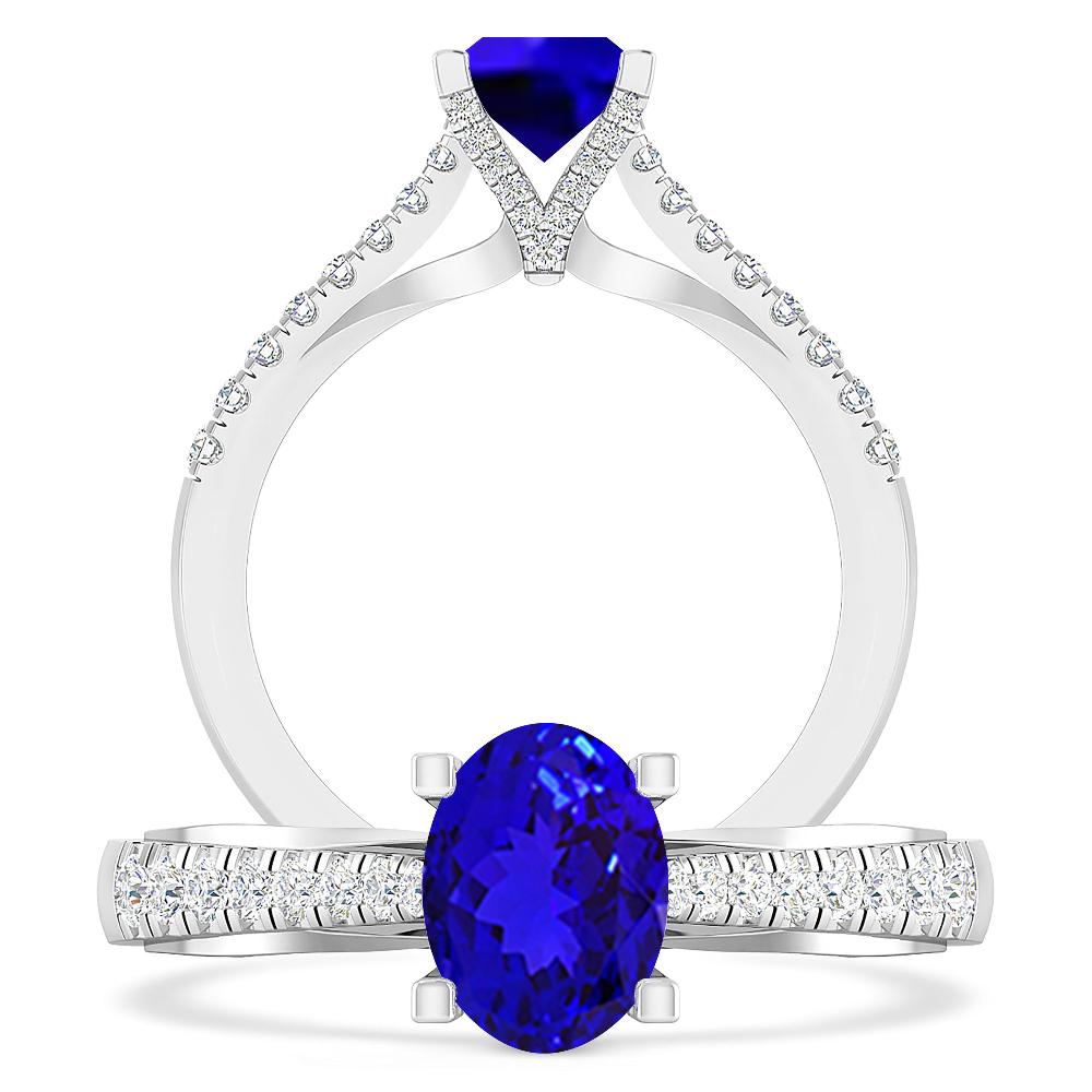 White Gold - Tanzanite