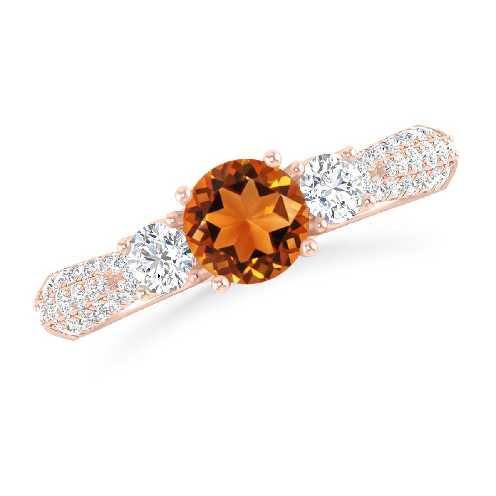 Rose Gold - Citrine