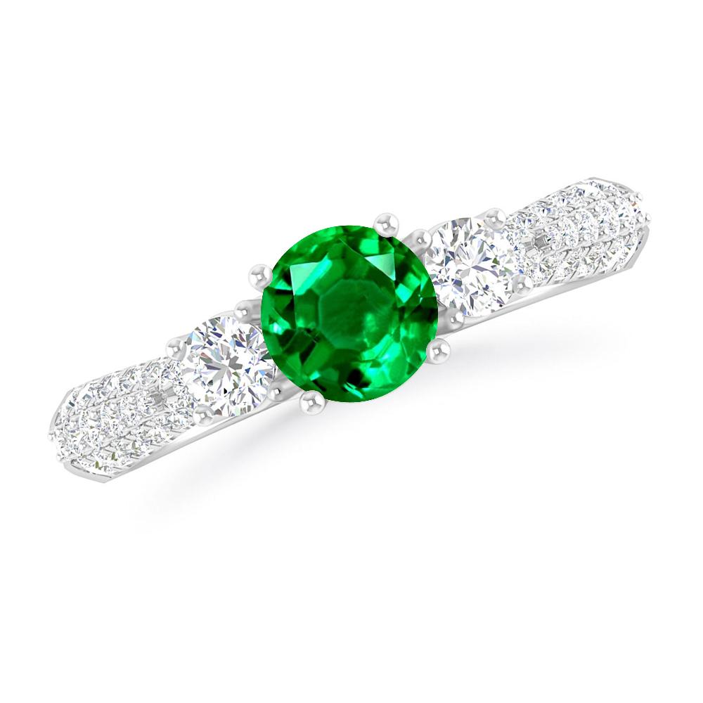 White Gold - Emerald