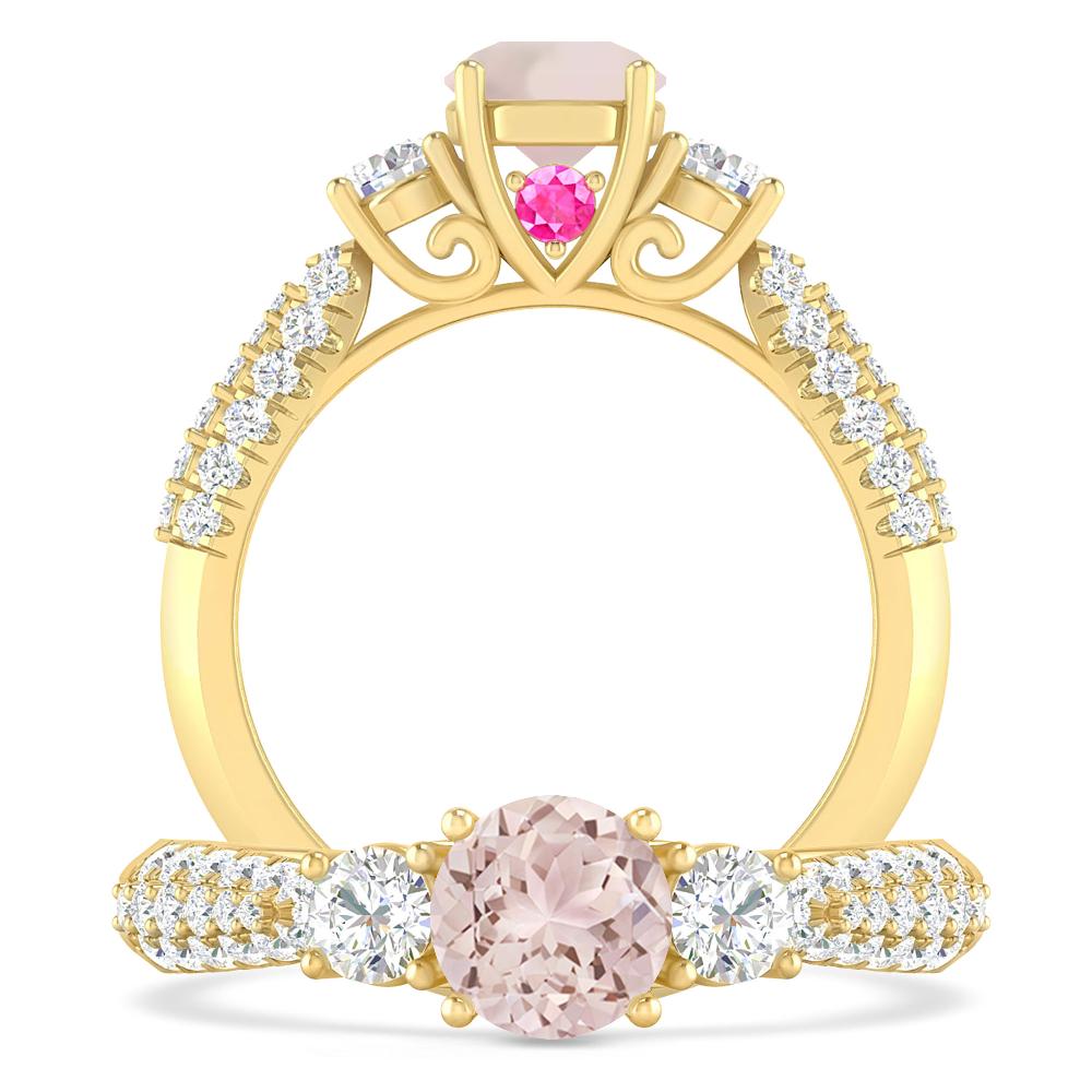 Yellow Gold - Morganite