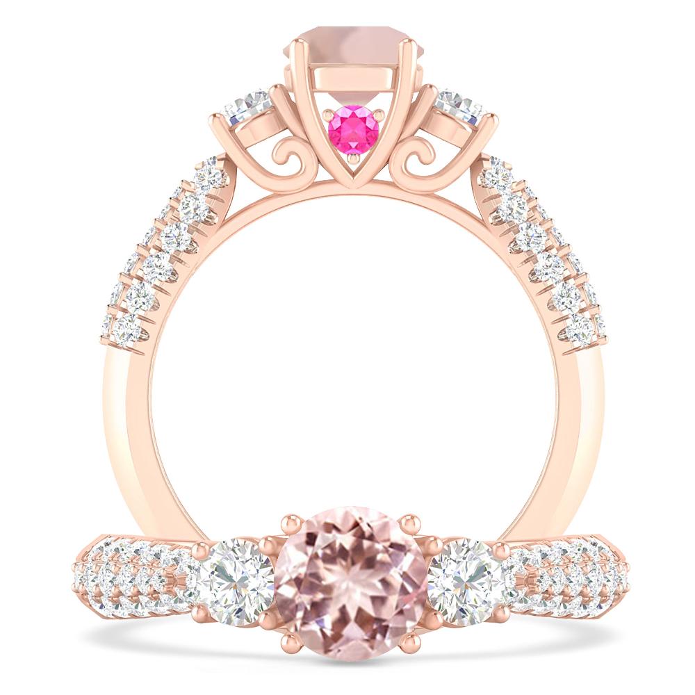 Rose Gold - Morganite