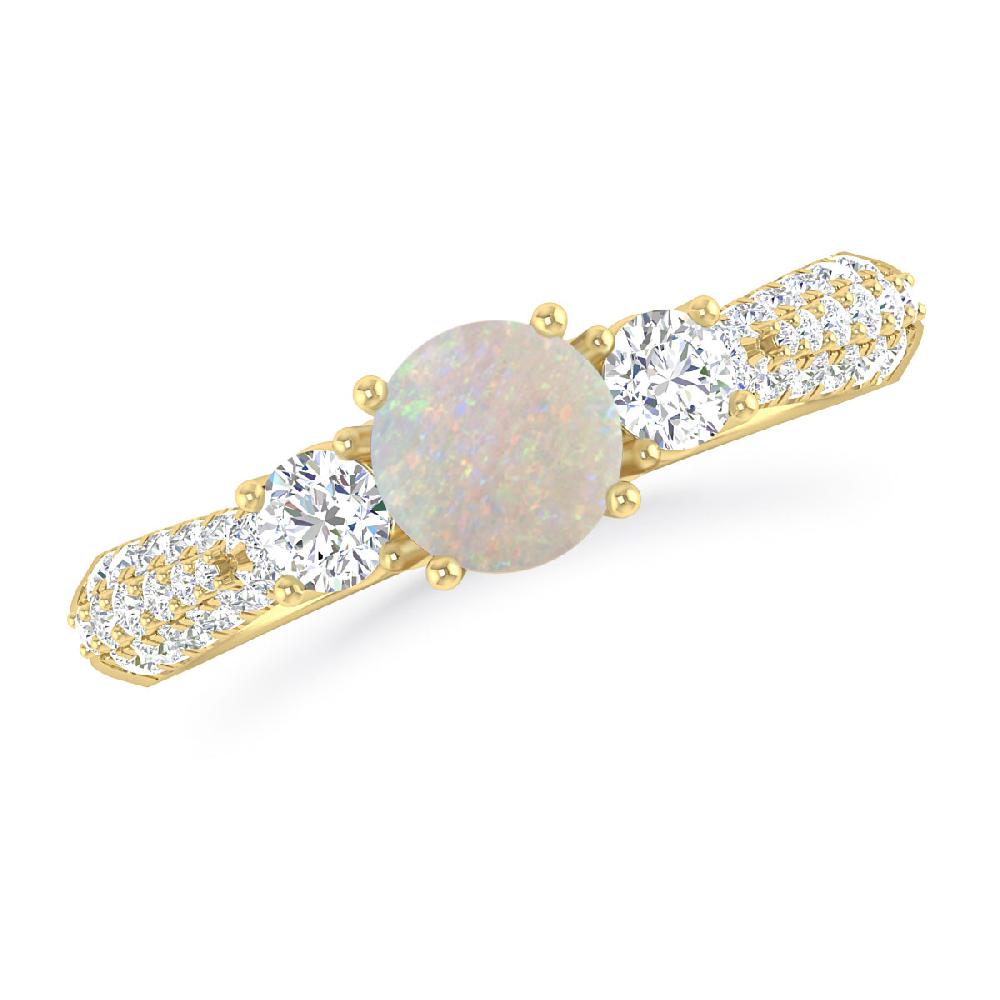 Yellow Gold - Opal