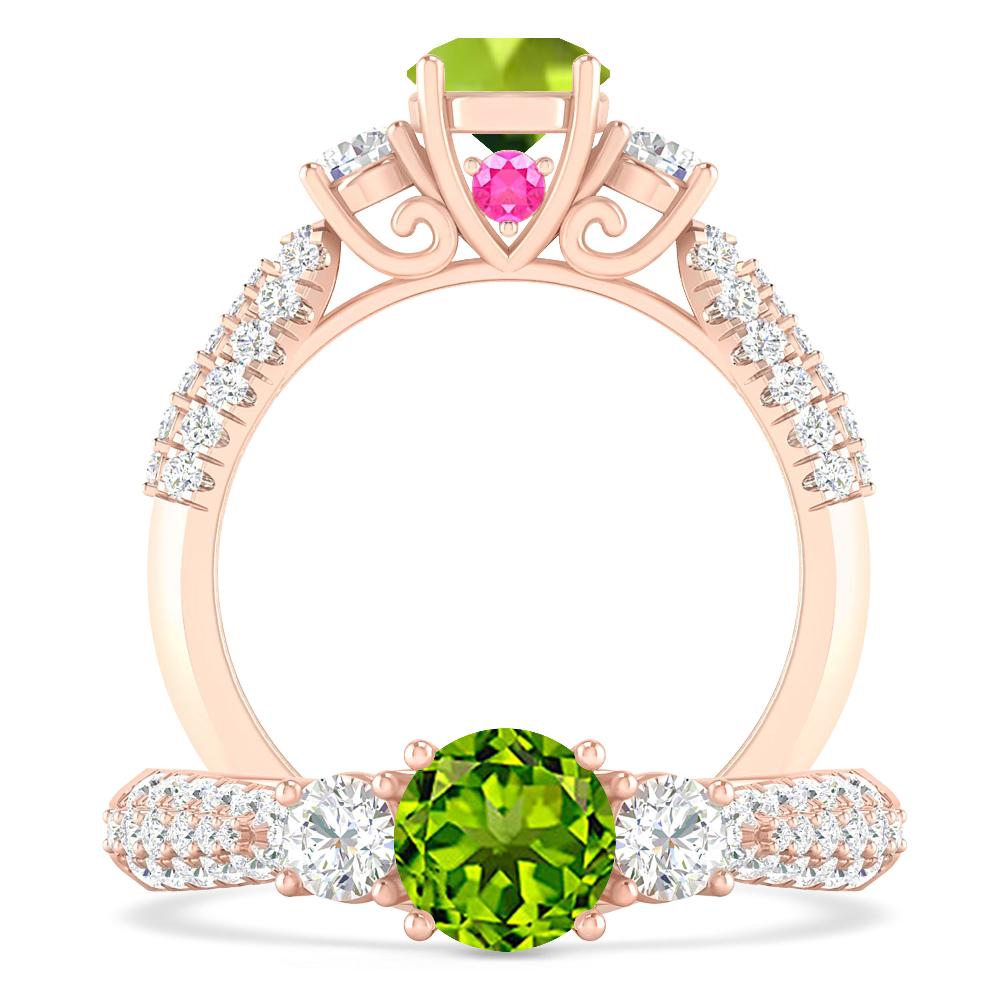 Rose Gold - Peridot