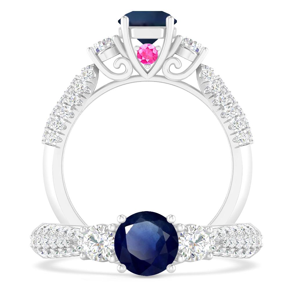 White Gold - Sapphire