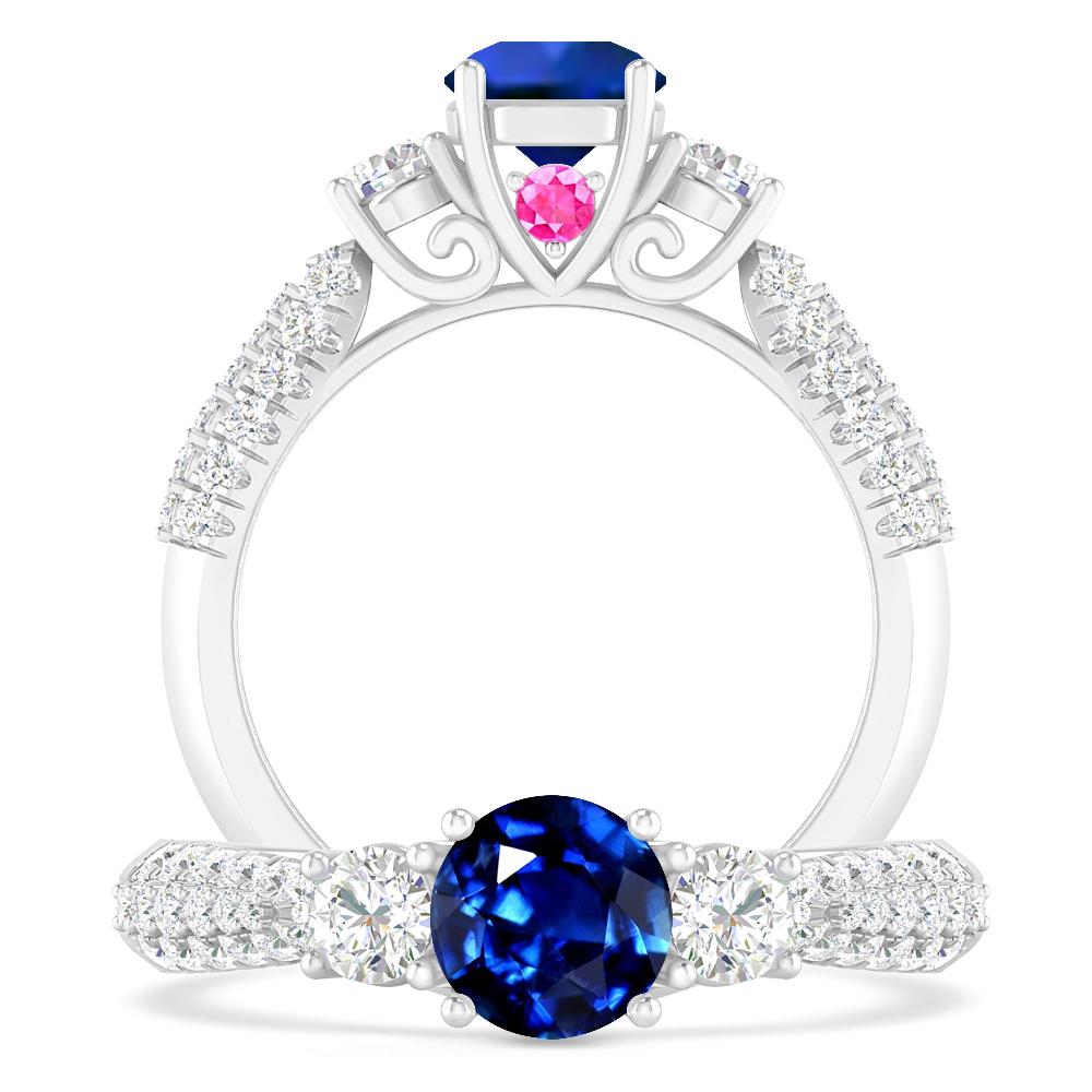 White Gold - Sapphire